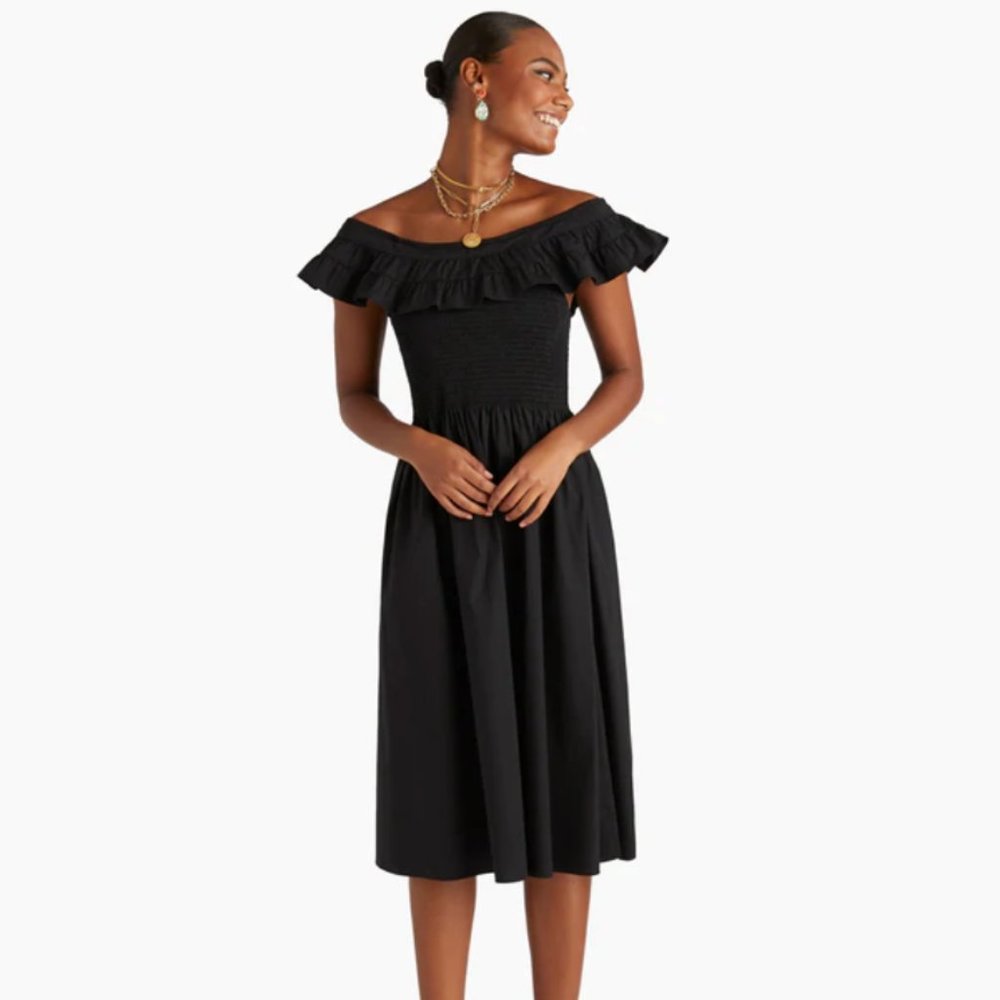 Hill House Akilah Black Nap Dress S